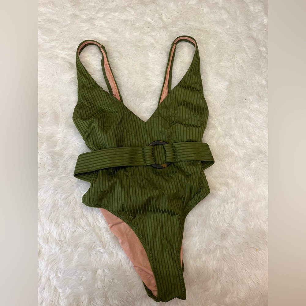 J. Crew Green bathing suit